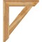 Ekena Millwork Traditional Slat Rough Sawn Bracket, Western Red Cedar, 6"W x 36"D x 42"H BKT06X36X42TRA06RWR - alternate 2